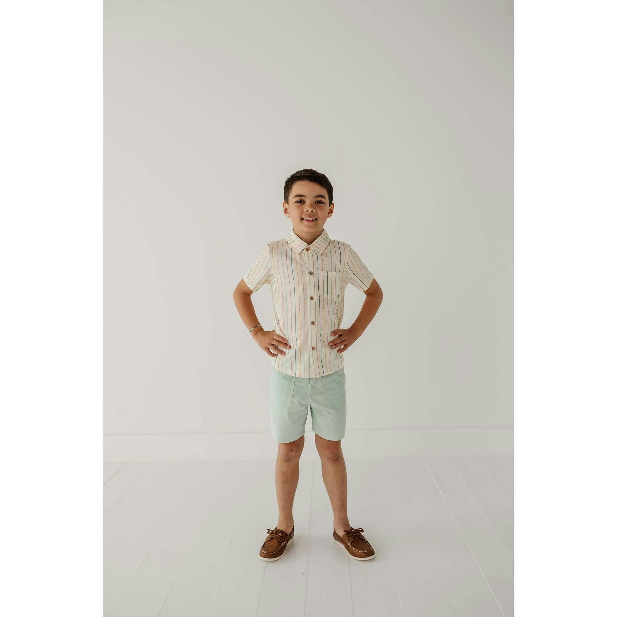 Boy's Collar Button Shirt