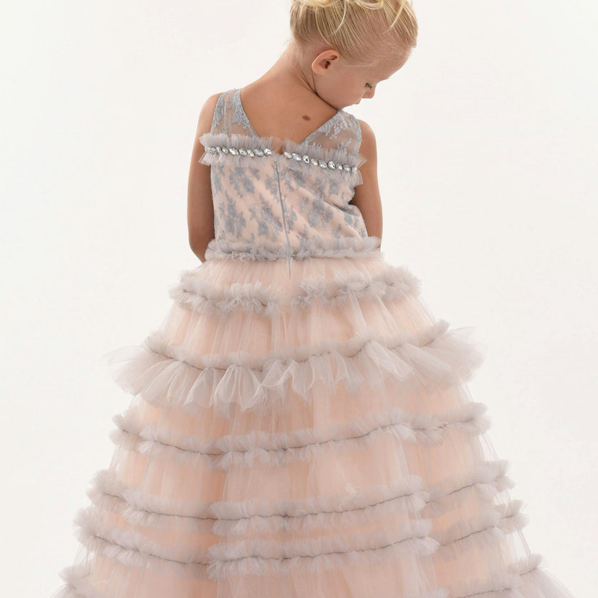 Pink Marianna Embroidered Dress