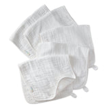 RILEY 5-Pack Crinkle Muslin Burp Cloths