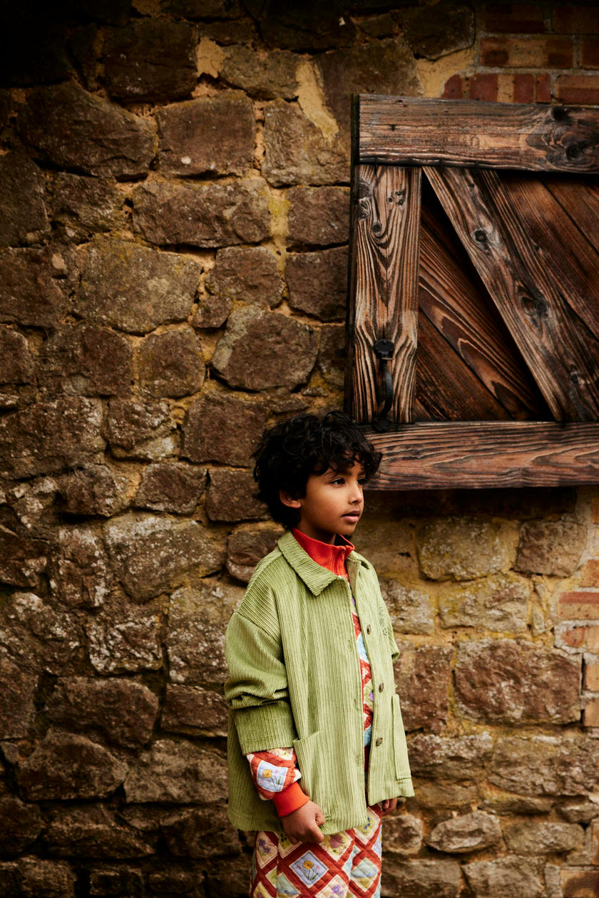 CORDUROY SHIRT GREEN