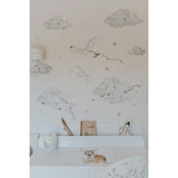 Swans Magic Is Everywhere Wall Decal Set