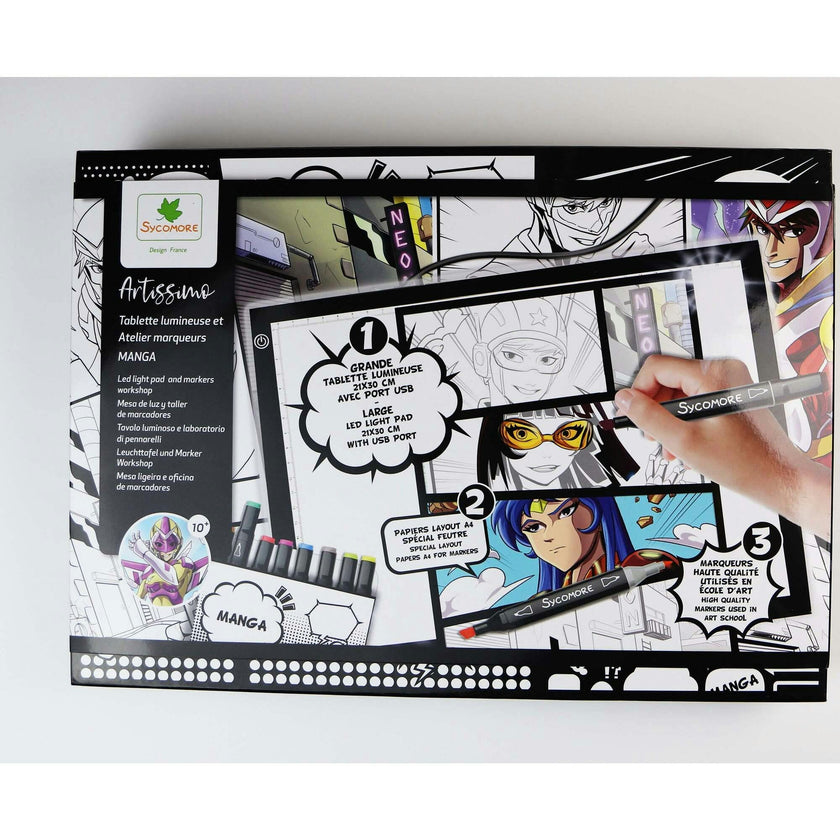 Manga - + Led Light Pad And Markers Workshop - 10y+