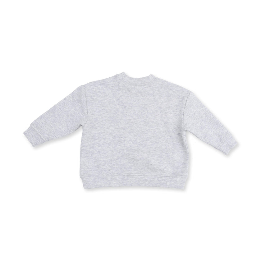 Ghosts - Gray Drop Sleeve Sweatshirt
