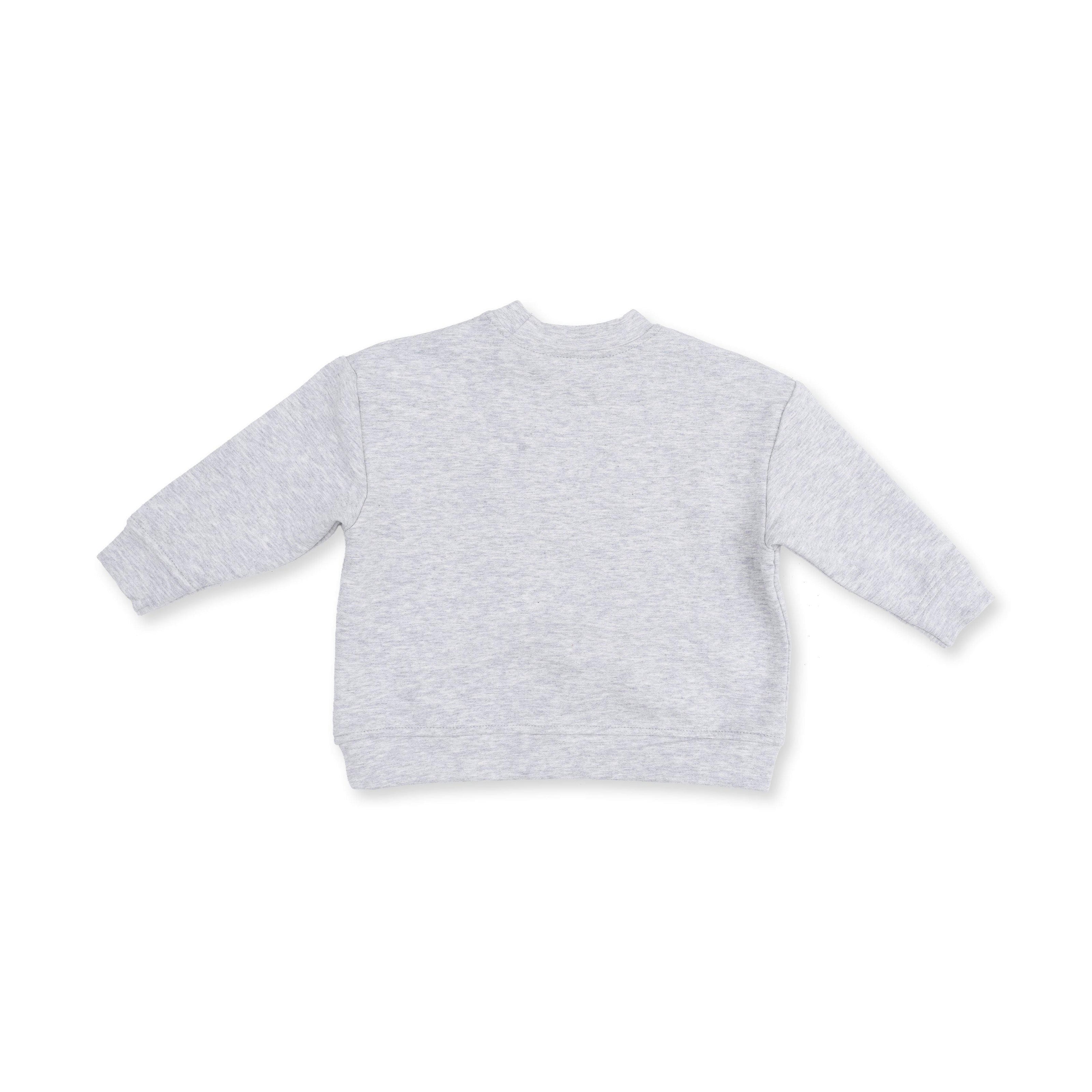 Ghosts - Gray Drop Sleeve Sweatshirt