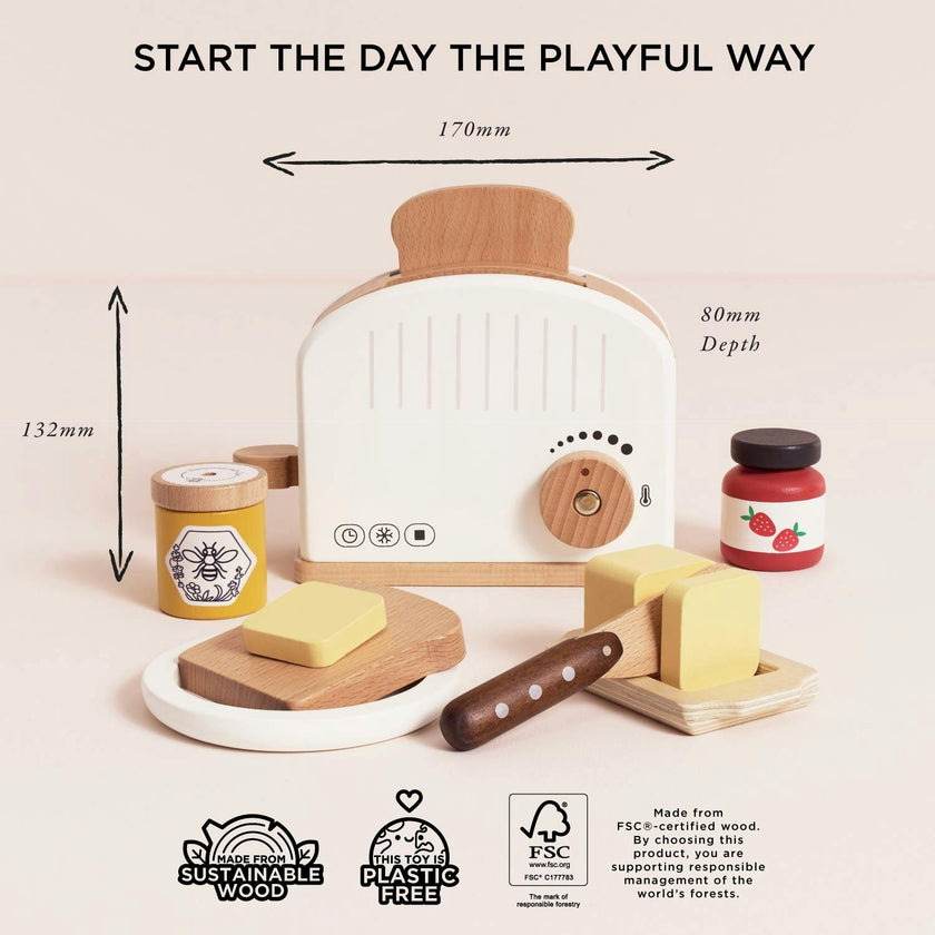 Pop-up Toaster and Breakfast Set