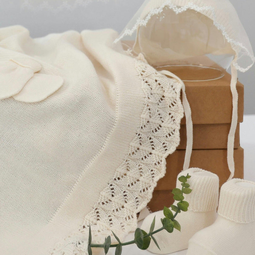 Organic Cotton Baby Dress Gift Set – 5 Pieces
