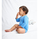 Indigo Long sleeve bodysuit