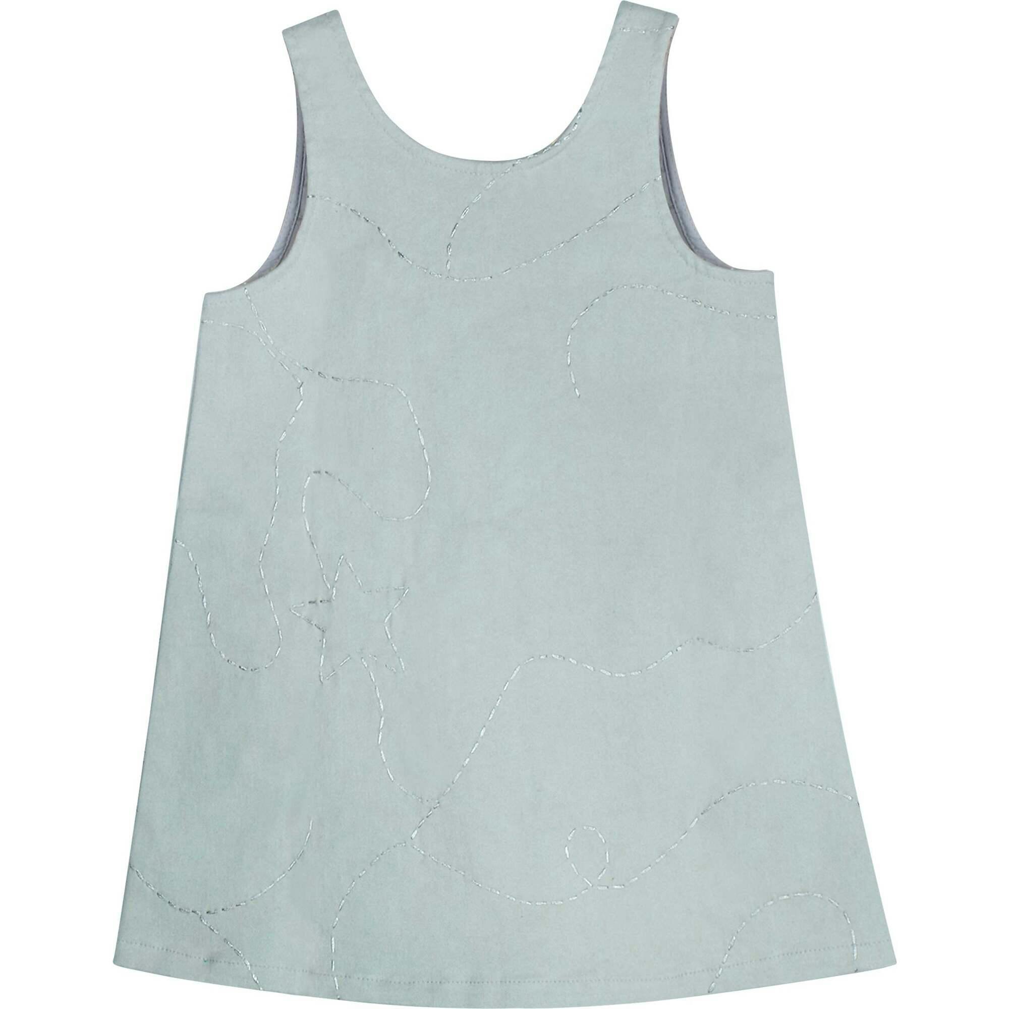 Grey Twinkle Stars Denim Dress