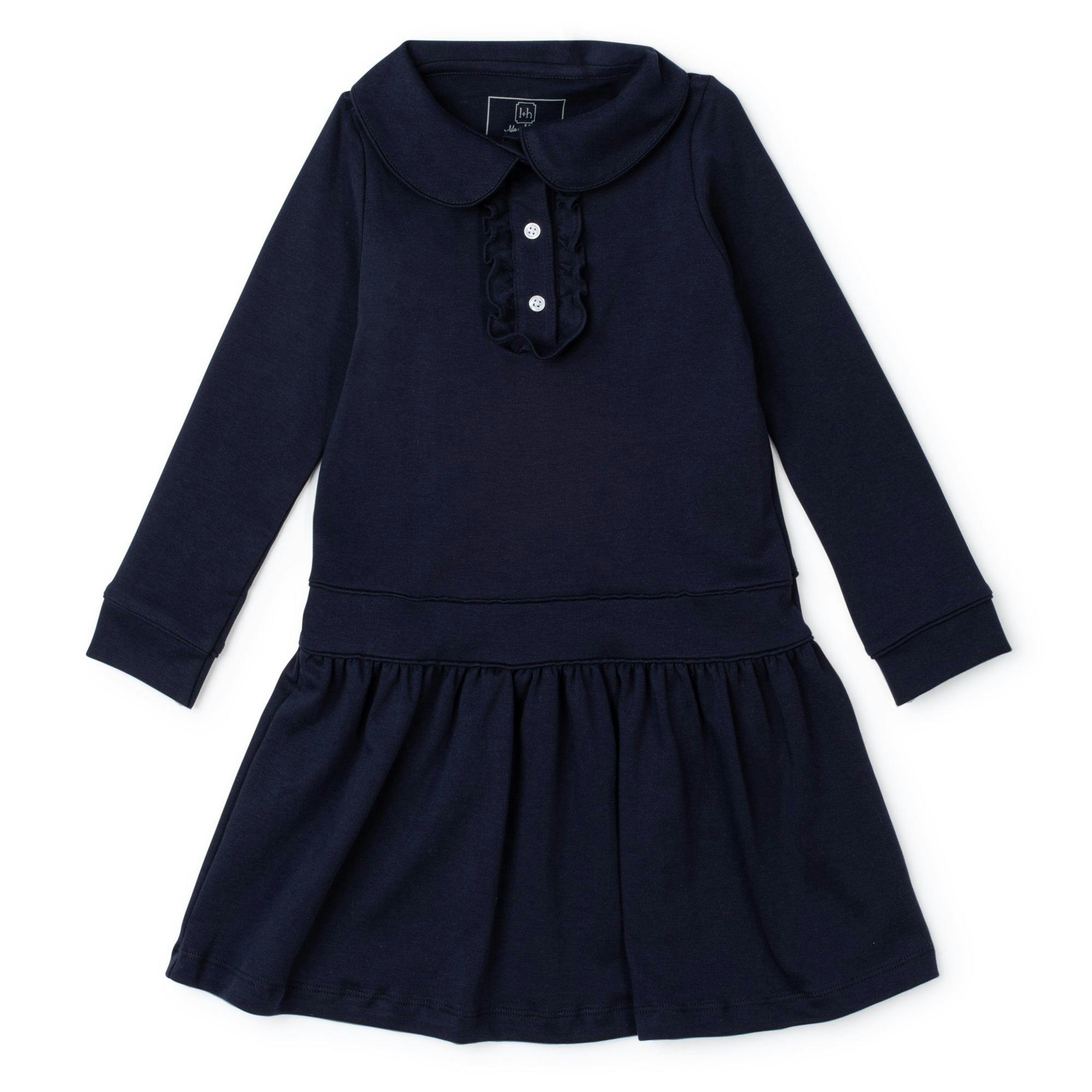 Hattie Girls' Dress Navy