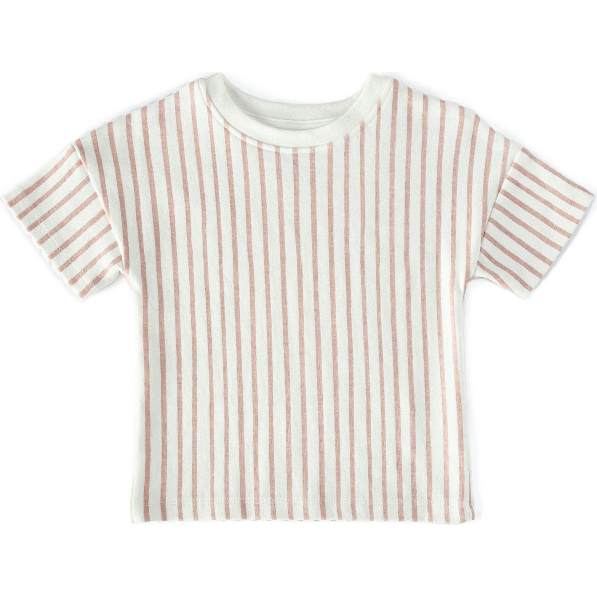 Dropped Shoulder T-Shirt, Pink