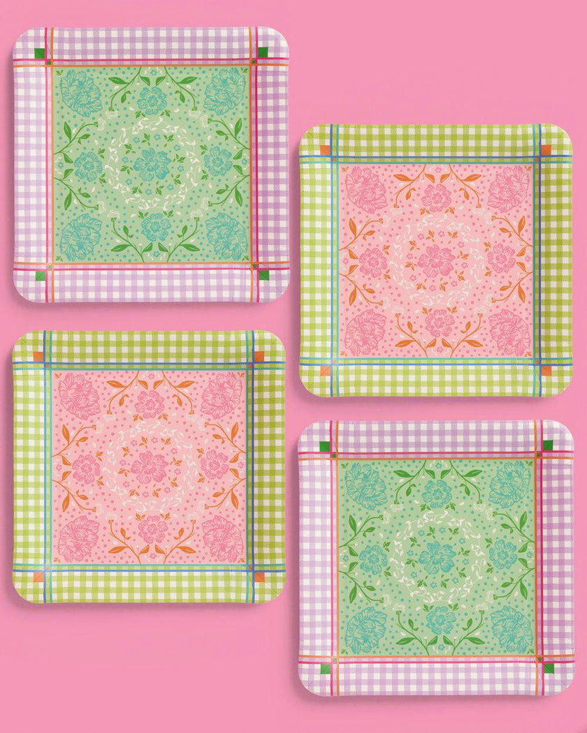 Mahjong Party Plates - 24 paper plates