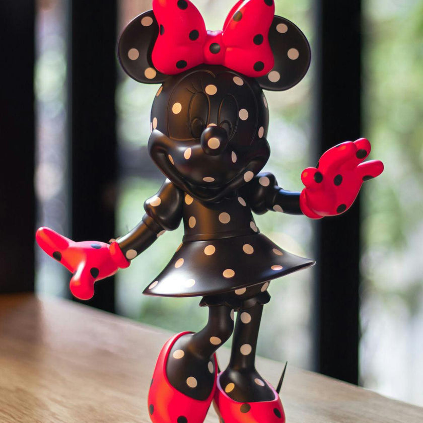 Minnie POLKA Black & Red 12in