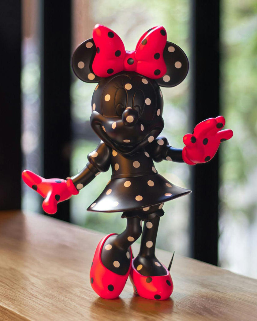Minnie POLKA Black & Red 12in