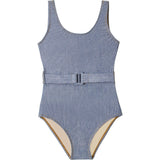 Indie Sky Belted One Piece, Blue