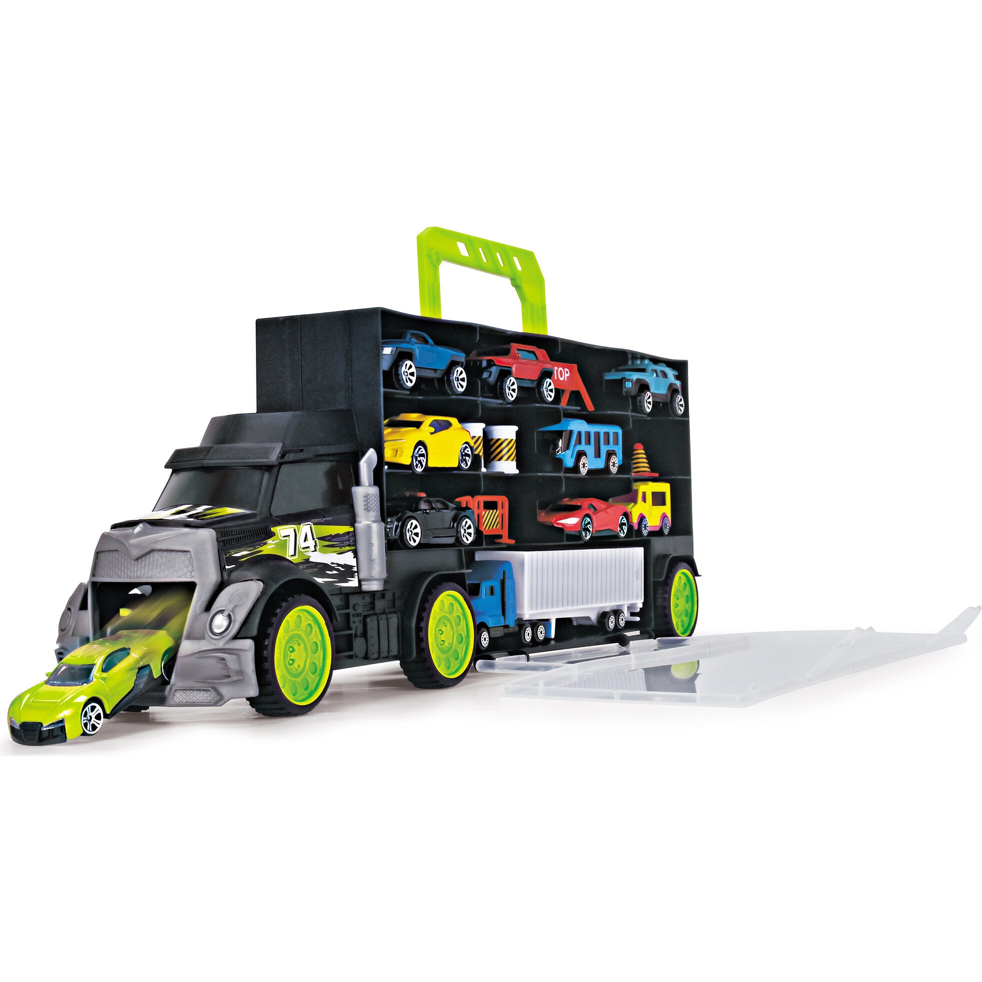 Truck Carry Case With 4 Die-Cast Vehicles