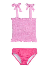 Smocked Tankini - Pinks
