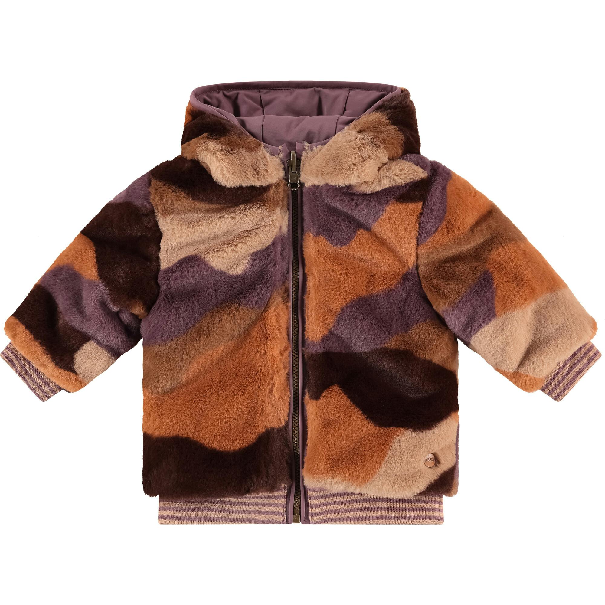 Reversible 2-Pocket Furry Coat