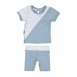 Diagonal Cording 2-Piece Top & Short Set