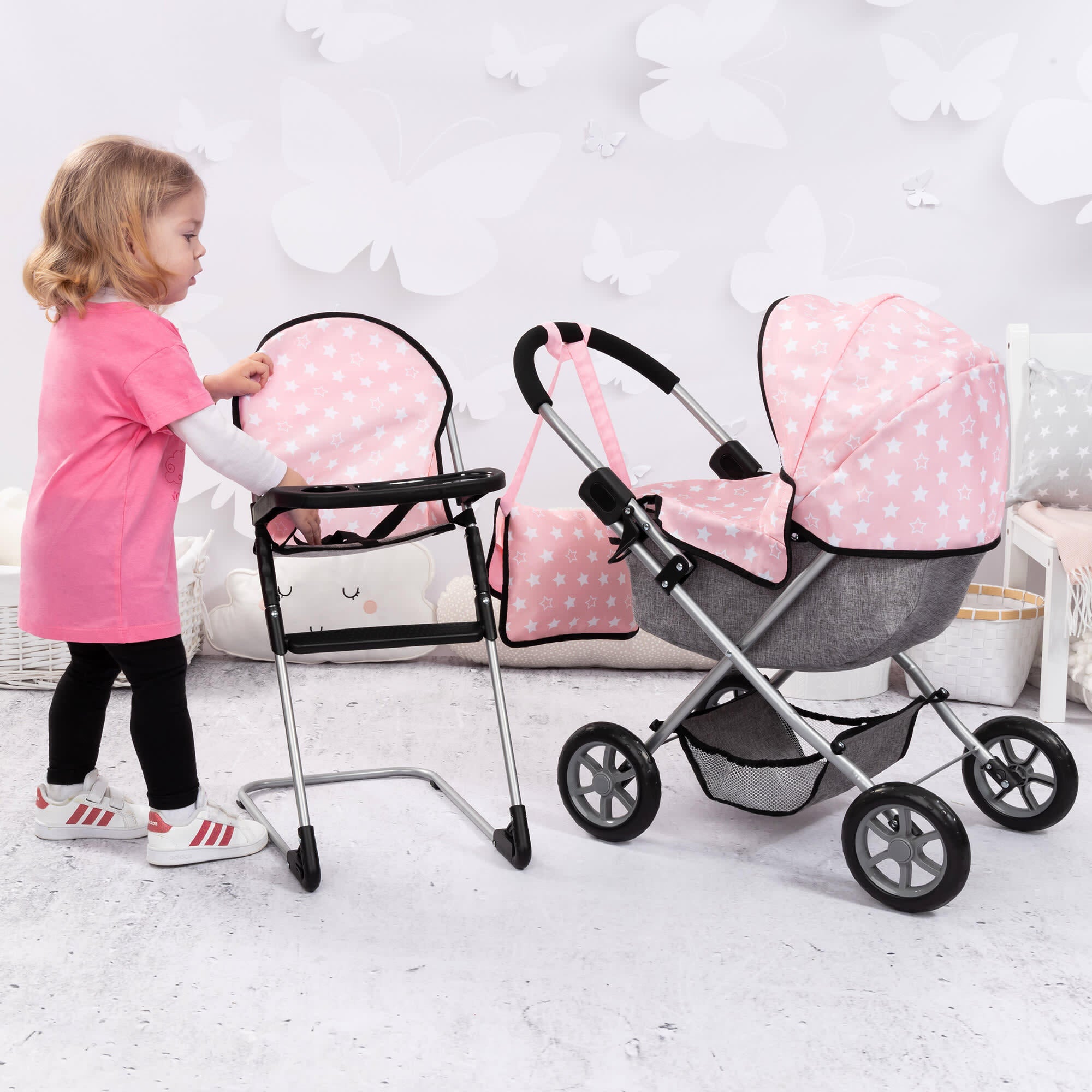 Bayer Design Dolls: Cozy 3 Piece Set - Pink