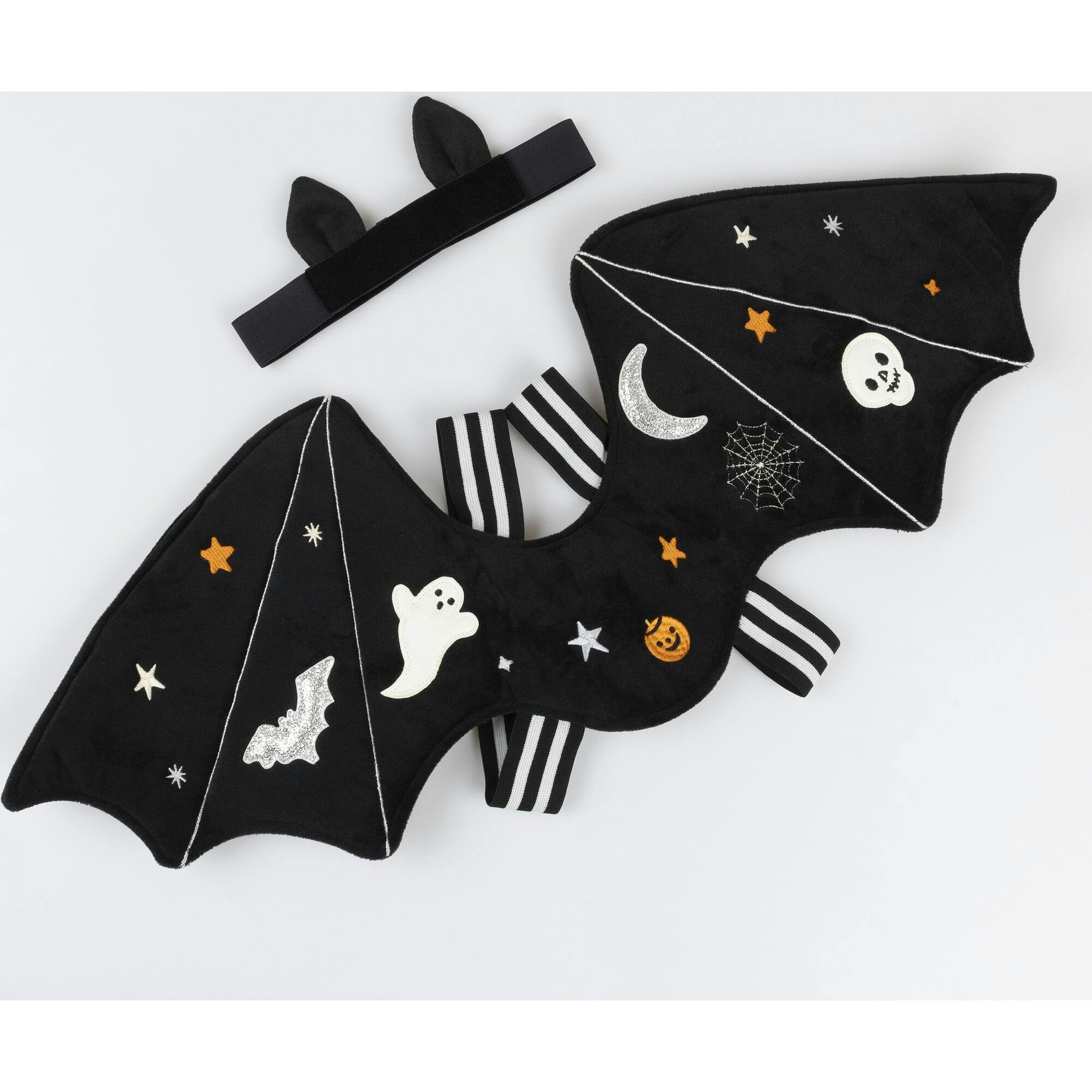Embroidered Bat Wings Costume