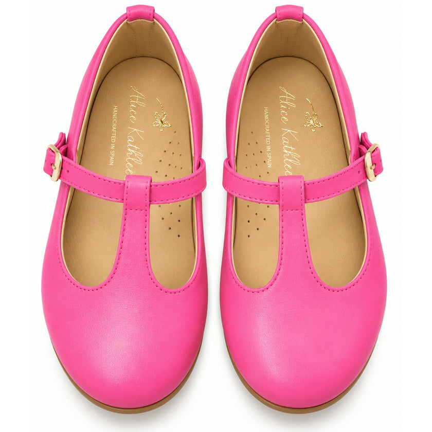 T-Strap in Candy Pink