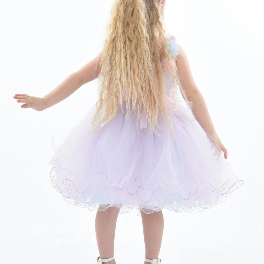 Lilac Rose Campanula Dress