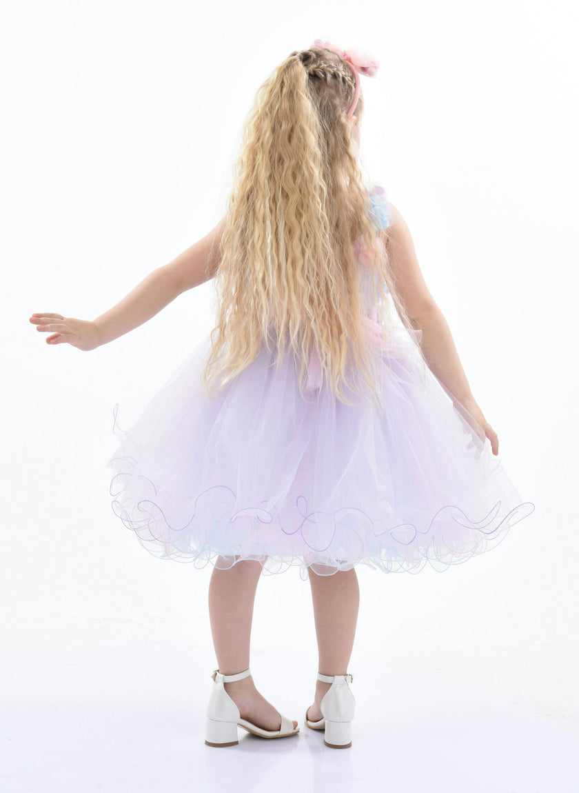 Lilac Rose Campanula Dress