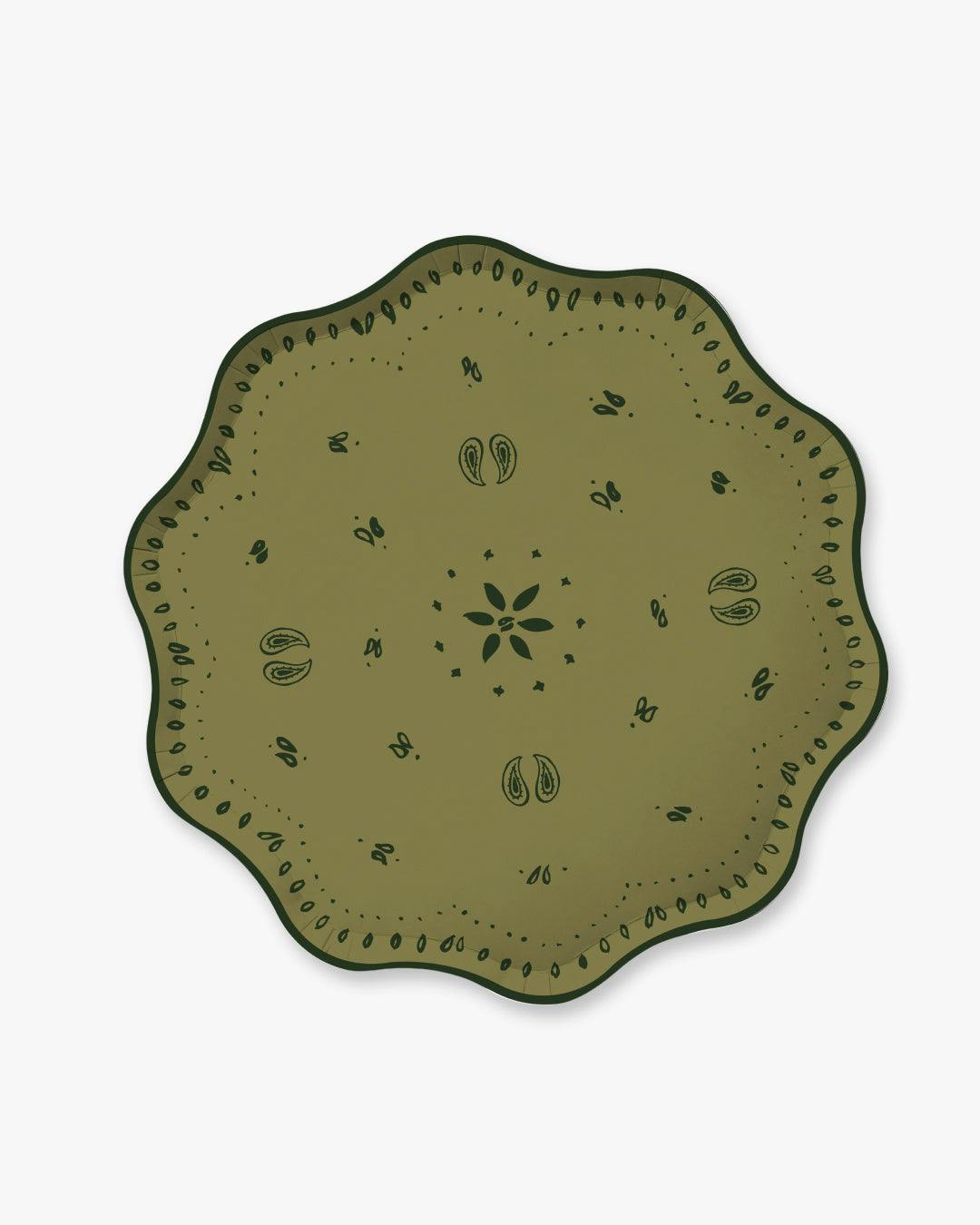 Rodeo Dinner Plate Set - Olive