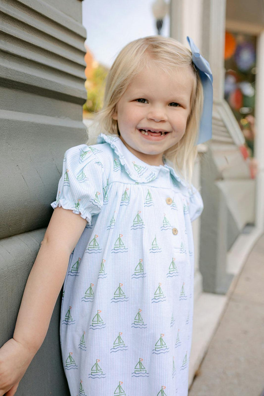Libby Dress - Summer Sailboat