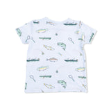 Fishing - Crew Neck Tee with Casual Short