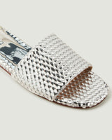 St. Barths Slide Metallic | Silver