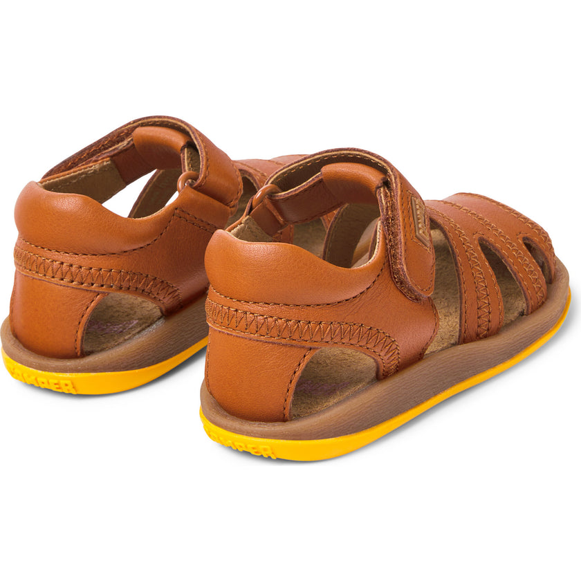 First Walkers Bicho Sandals Hook&Loop, Medium Brown