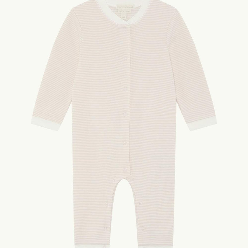 Dalton Stripe Romper 2 Piece Set - Pink