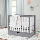 Colby 4-in-1 Convertible Mini Crib With Trundle