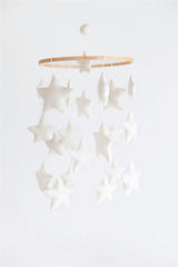 Stars Crib Mobile (White)