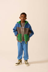 Polar Fleece Zip Up in Blue Note