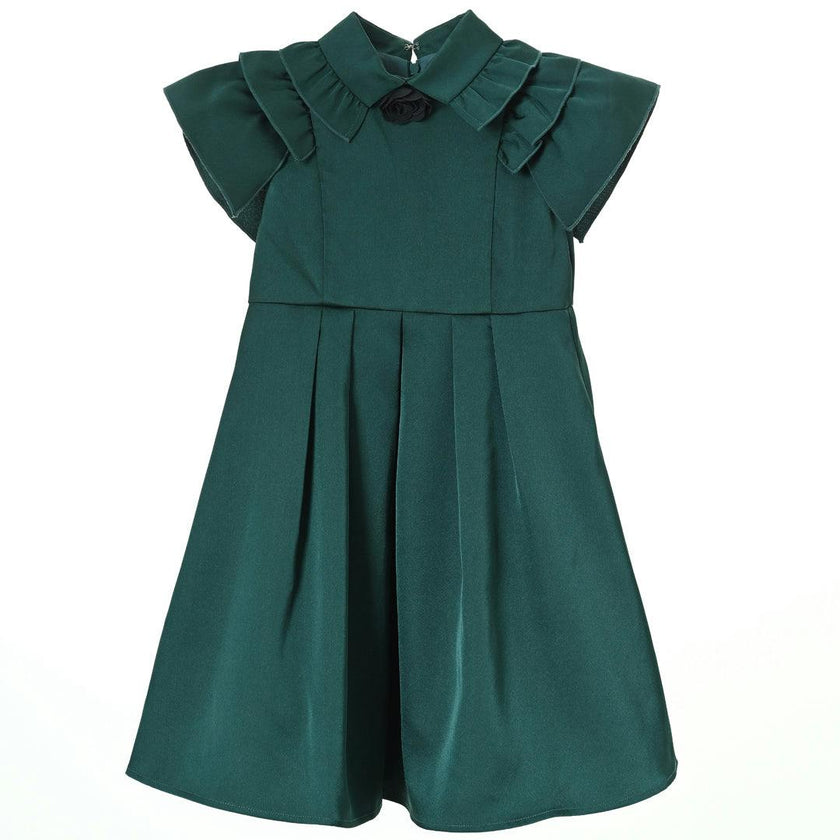 Rosalind dress (hunter green)