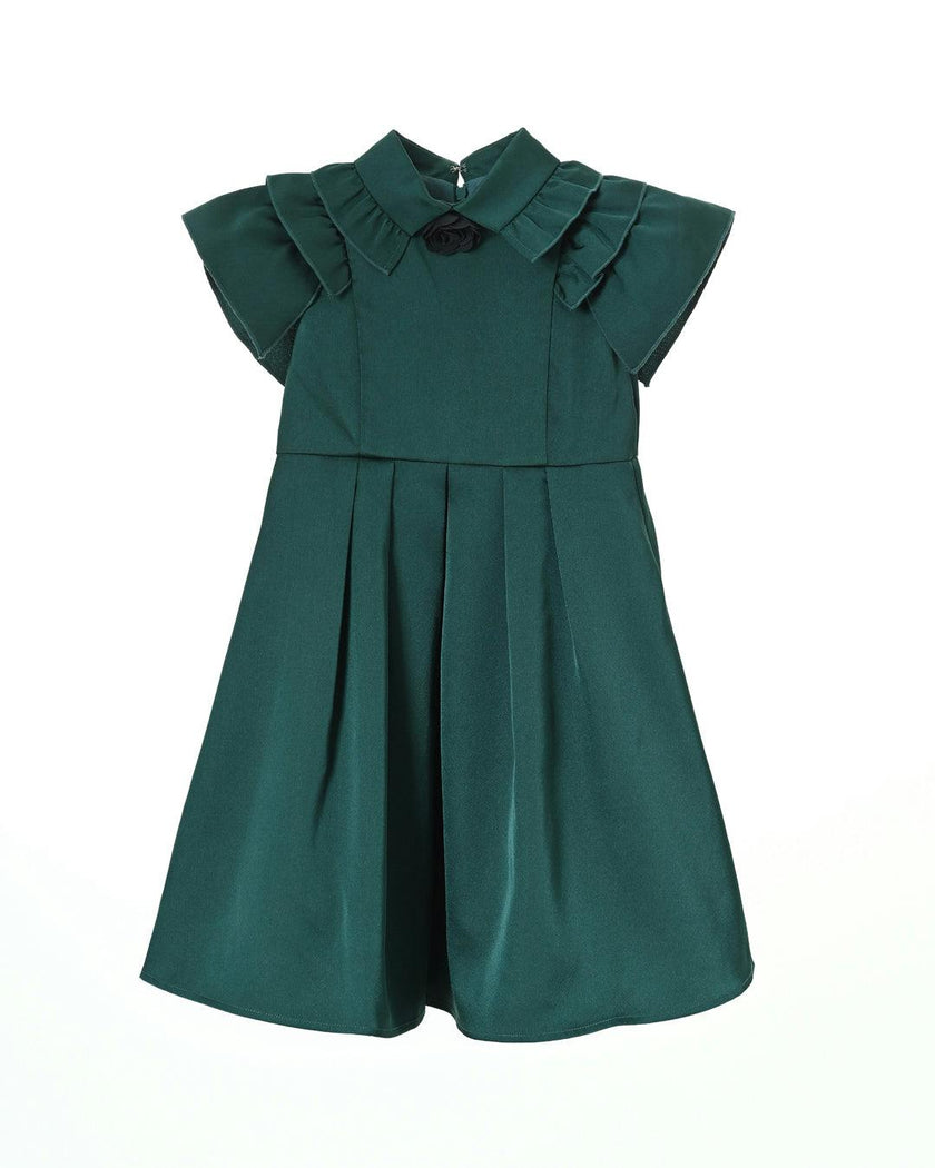 Rosalind dress (hunter green)