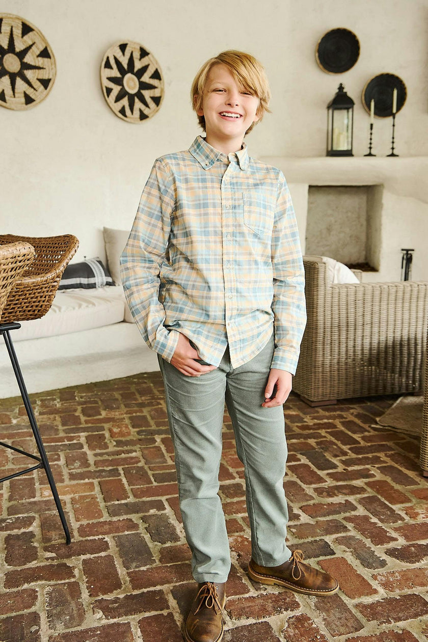 Ridge Cord Pant - Finn Green