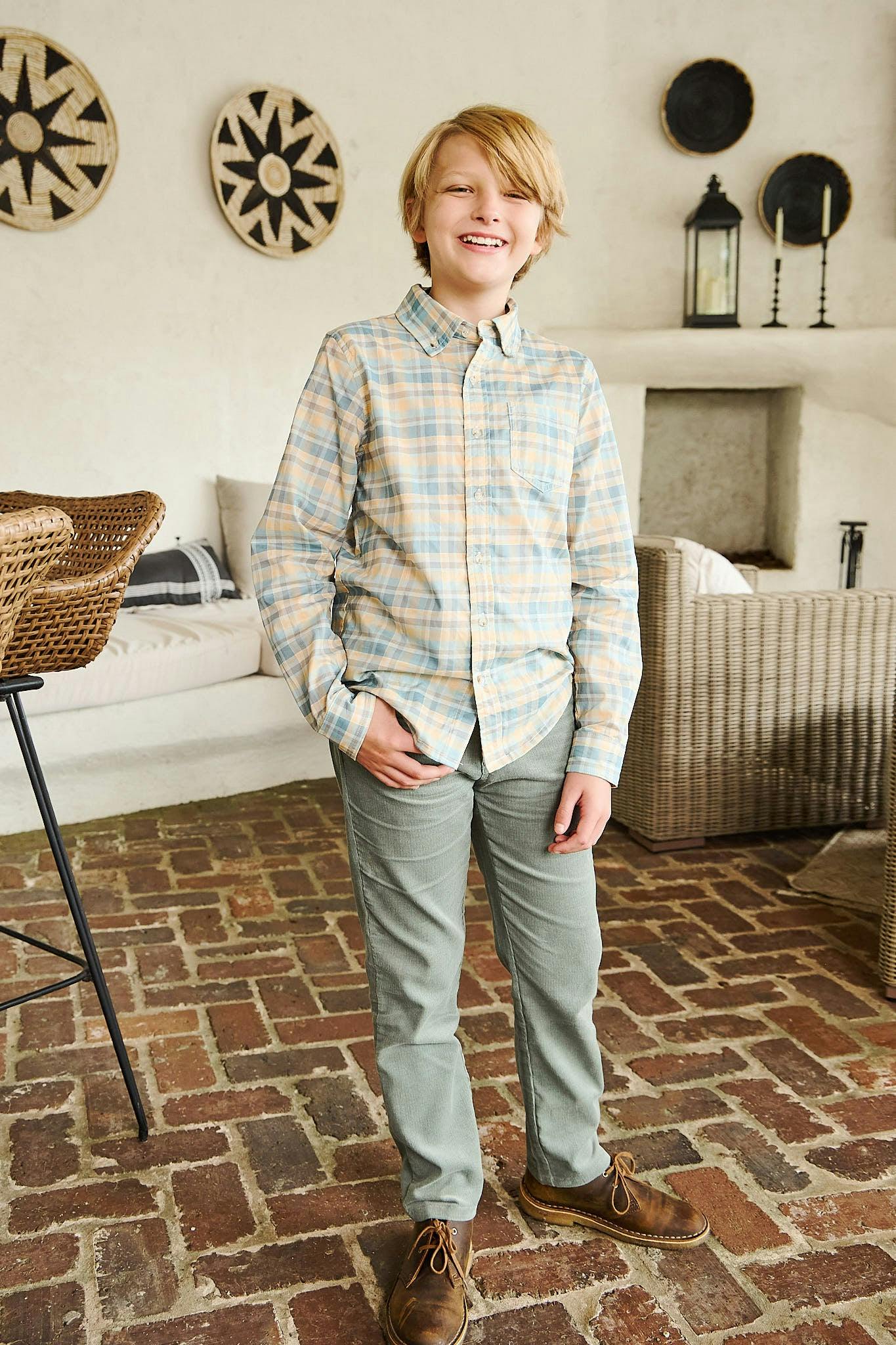 Ridge Cord Pant - Finn Green