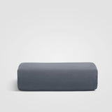 Oasis Crinkled Comfort Fitted Sheet (Midnight Tide)