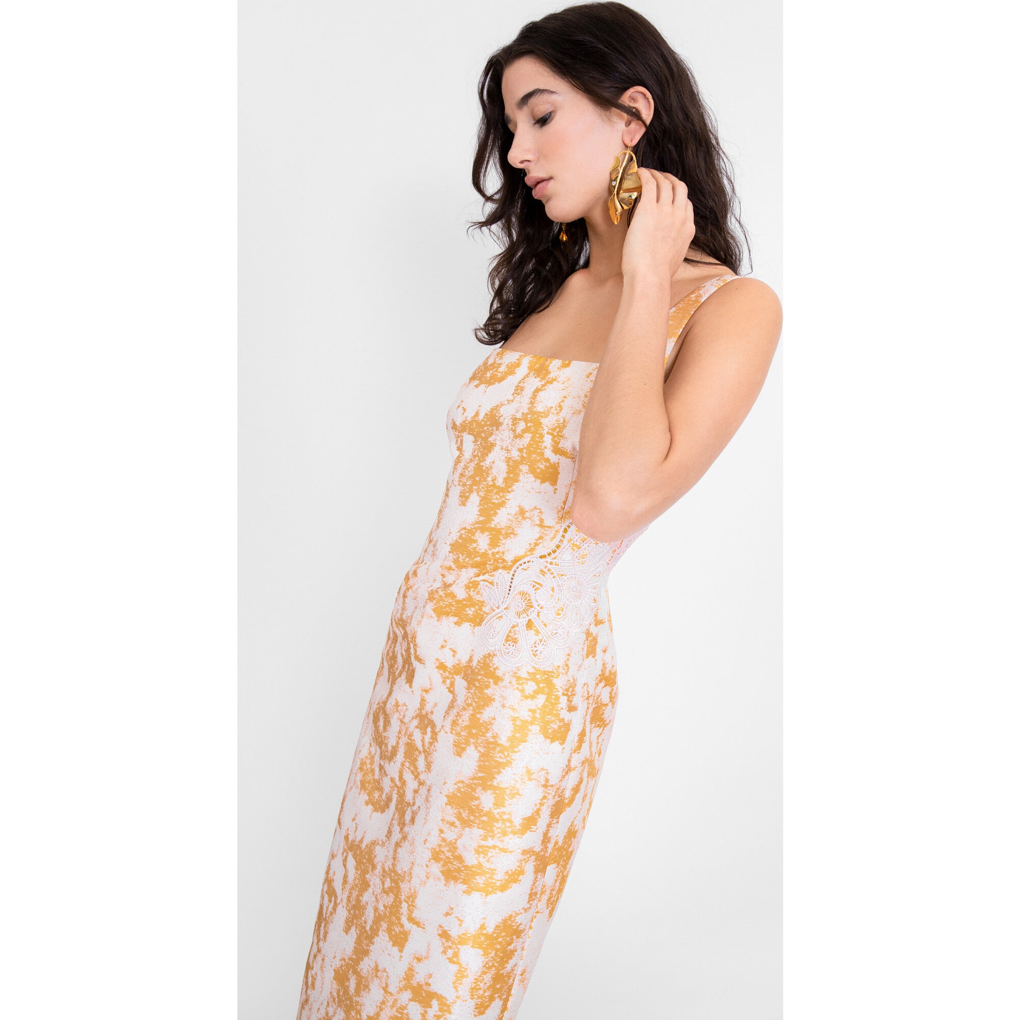 Women's Zemora Dress, Yellow
