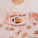 Sundays Are For Football Long Sleeve Romper