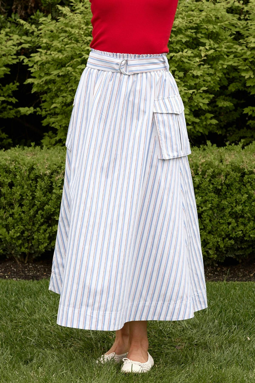 Lizzy Skirt in Heritage Stripe