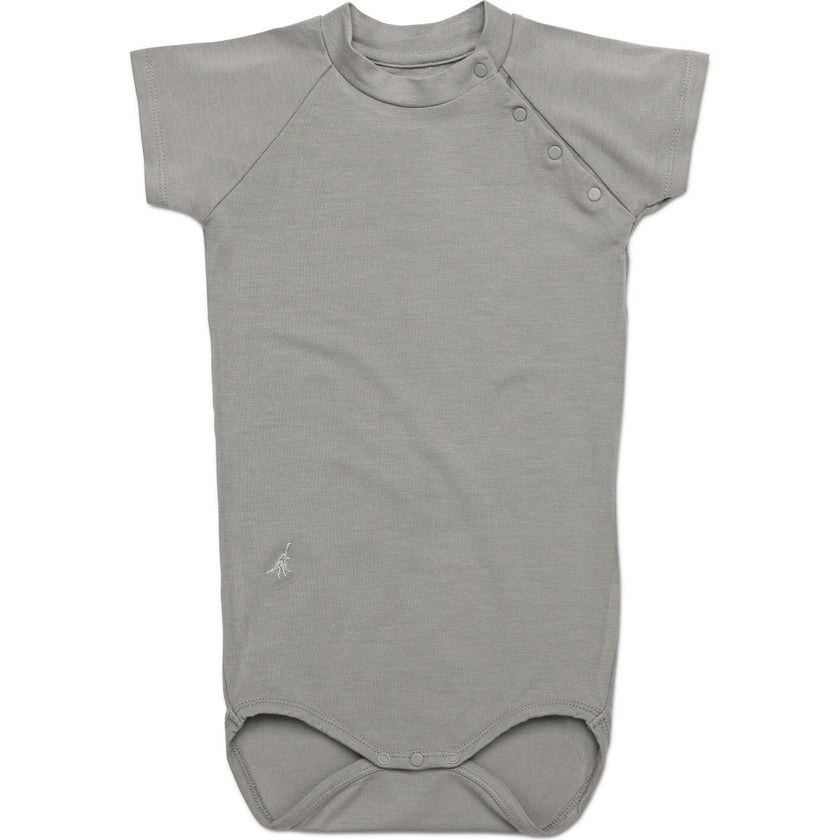 Short Sleeve Bodysuit, Grey