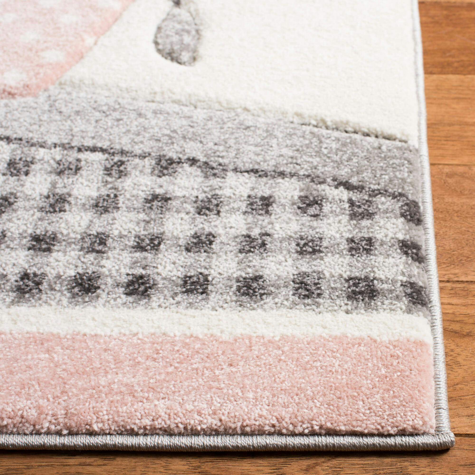 Carousel Kids Elle Rug, Pink