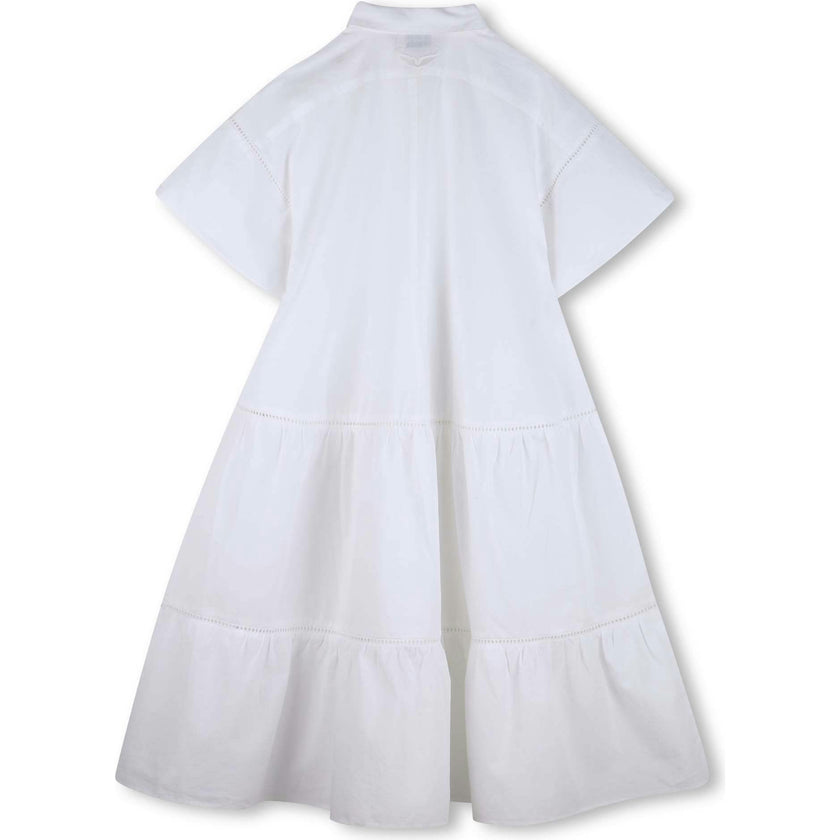 ZADIG & VOLTAIRE Poplin Pleat Dress - White