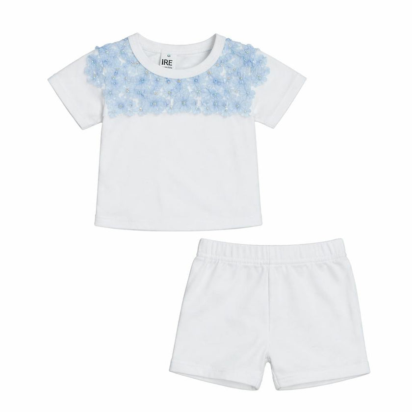 Lace Yoke 2pc Set