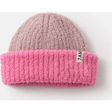 Baby Girls 2-Tone Ribbed Beanie