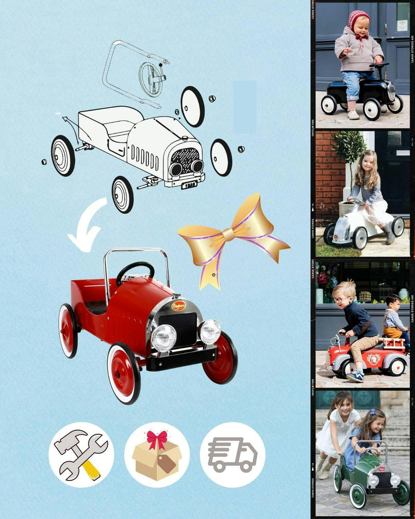 Ride-On SPEEDSTER PLANE Silver